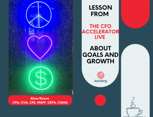 Lesson from The CFO Accelerator LIVE about goals and growth